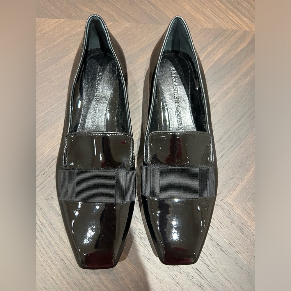 Alexander McQueen Patent Leather Loafers